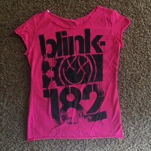 🚦Blink 182 Raw Hem Tee🚦